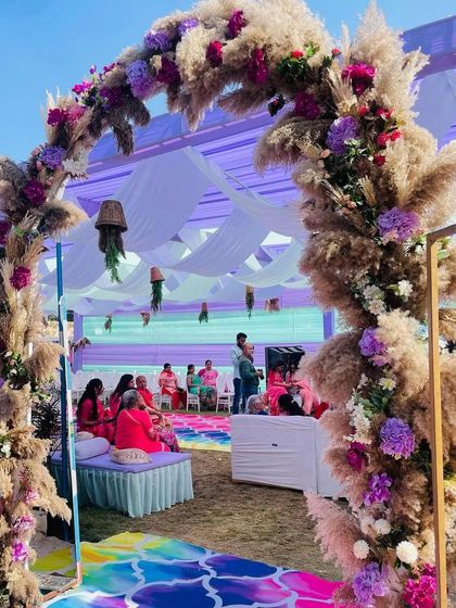 Nirvana Event and Decor - Wedding Planning & Thematic Decoration Vibrant Haldi & Mehendi Ceremonies photo 41