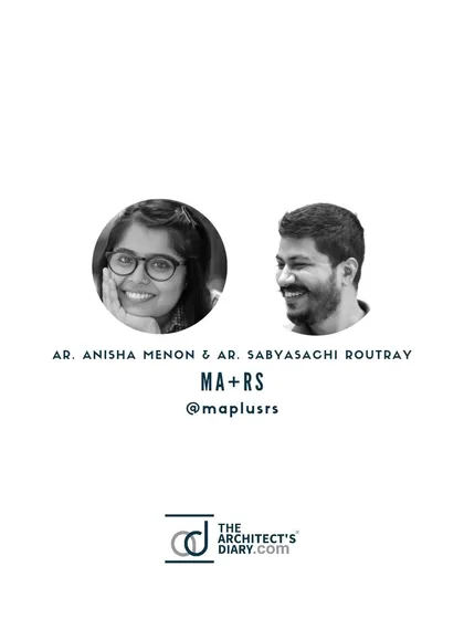 A feature on our studio's principals, Ar. Anisha Menon & Ar. Sabyasachi Routray, in The Architect's Diary for our commercial office project, 'Grid'.