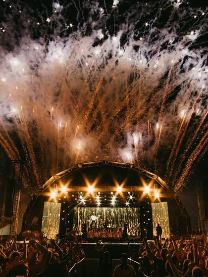 A view from my last shoot in Dubai, capturing the sheer scale of a global music festival. The stage, the crowd, and the fireworks lighting up the night sky tell a story of an epic event.