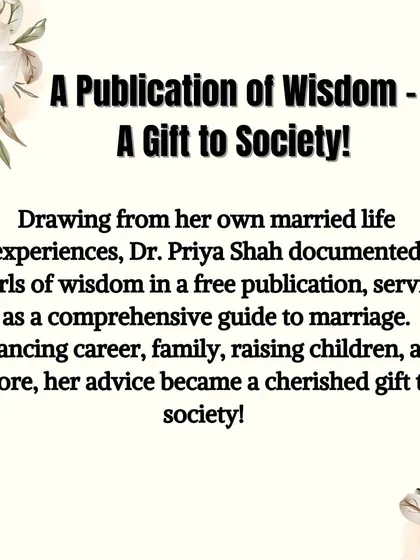 Drawing from my own life experiences, I documented my wisdom in a free publication, offering a comprehensive guide to a successful marriage.