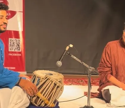 A moment of immense privilege, accompanying Pt. Shrinivas Joshi, son of the legendary Pt. Bhimsen Joshi ji.