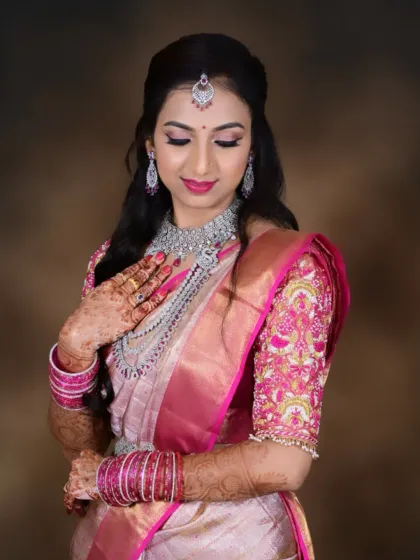 Usha Gowda - Bridal Makeup and Hair Styling Glamorous Reception & Sangeet Looks photo 8