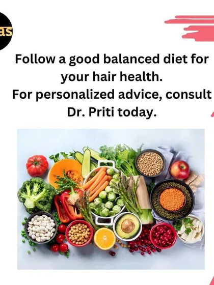 **A balanced diet is crucial for your hair's health.** For personalized dietary advice to support your hair, you can consult with our functional medicine expert, Dr. Priti.