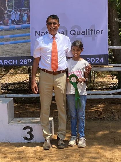 Congratulations to Dhiya and Ayira for their podium finishes in Dressage at the Auroville Horse Show in Pondicherry.