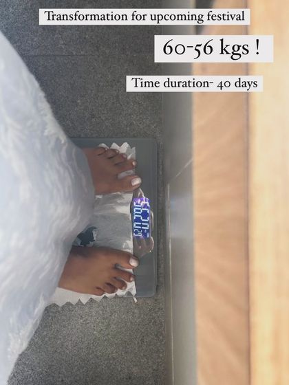 A festival transformation from 60 kg to 56 kg in 40 days. This was achieved through live workout sessions and personalized diet plans, proving that real people get real results.