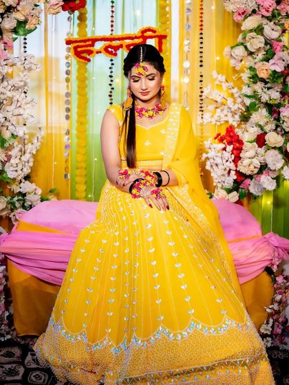 The Trendy Party - Wedding & Pre-Wedding Event Decoration Vibrant Haldi & Mehendi Setups photo 91