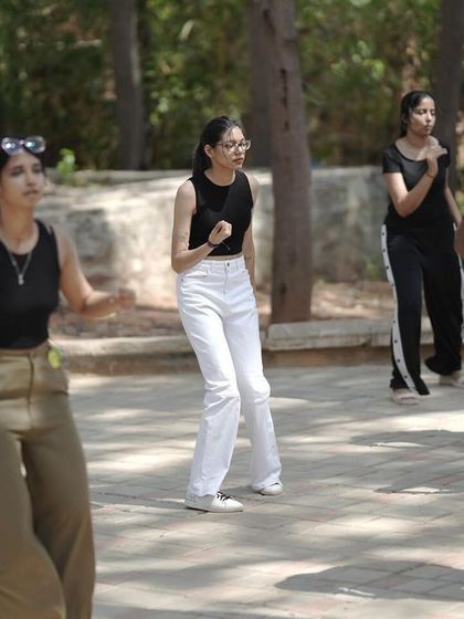 A glimpse of the outdoor practice sessions for Spectra 2024.