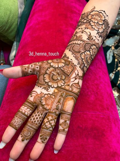 3D Henna Touch - Festive & Occasional Mehndi Intricate Indo-Arabic & Fusion Styles photo 3