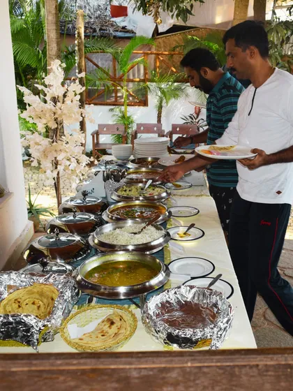 A great offsite is fueled by great food. I ensure every meal is a delicious and satisfying experience, like this extensive buffet spread that catered to all tastes during a corporate retreat in Goa.