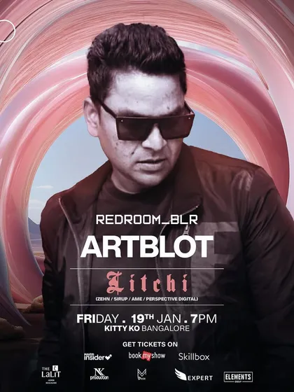 The flyer for a night with DJ Litchi at Kitty Ko. As one of the top 100 female DJs in the world, she brought an incredible energy and a mind-bending set.