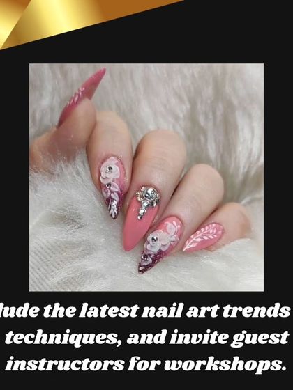 This stunning 3D floral design was created by one of our workshop students, showcasing the advanced skills they learn.