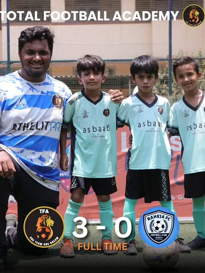 A thrilling 3-0 victory for our U7 team against Raheja FC.