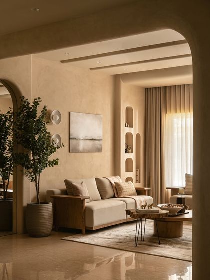 Aantrik - Turnkey Home Interior Solutions The Wabi-Sabi Villa: A Study in Earthly Calm photo 6