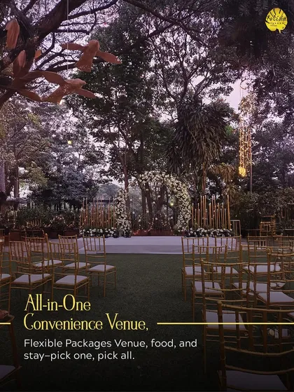 Our all-in-one convenience means you can have your beautiful ceremony and have your guests stay on-site, making for a seamless and immersive wedding experience.