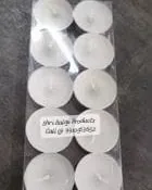 Another view of the 8-pack tea light PVC box. It keeps the candles neatly arranged and makes for a professional presentation.