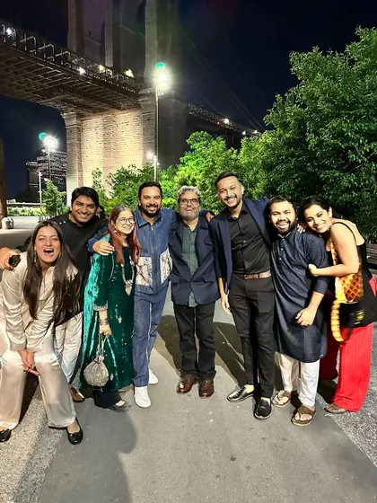 A night to remember. The opening night of the Monsoon Wedding musical in New York was a blast, with luminaries like Vishal Bhardwaj, Rekha Bhardwaj, and Sharmila Tagore in the audience.