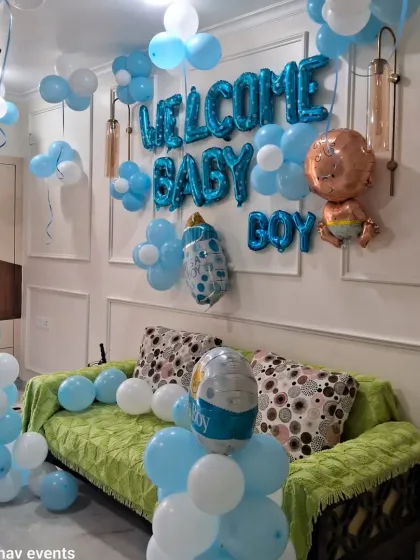 Raghav Events - Baby Celebration Decoration Welcome Home for Baby Boys photo 3