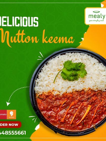 For our non-vegetarian patrons, the Mutton Keema bowl is a must try. Finely minced mutton is slow cooked with aromatic spices to create a rich and flavourful dish, served alongside steamed rice.