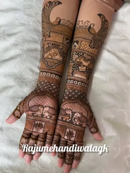 Raju Mehendi - Festive Mehendi Full-Coverage Traditional Mehendi photo 10