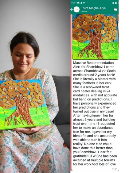 I was so happy to create this custom Abundance Tree for a dear client. These are more than just paintings; they are personalized Vaastu tools, made to order to anchor the specific energy of abundance and prosperity you wish to manifest in your home and life.