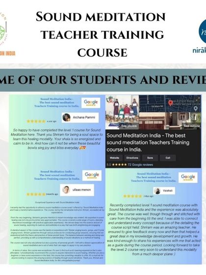 Kalariyogi Shriram - Sound Meditation Teacher Training Course Information & Upcoming Events photo 18