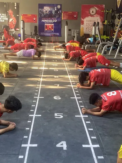 Champions are built when no one is watching. The grind in the gym is just as important as the drills on the pitch. Here, our players learn that discipline is the foundation of greatness, holding a plank together as a team, building core strength and mental focus.