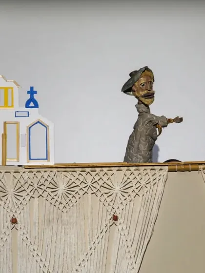 The Brazilian show 'Mamulengo de la Mancha' uses charming, rustic hand puppets to tell the story of Don Quixote ending up in modern Brazil.