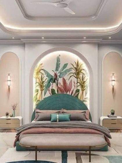 House360.in - Residential Wallpaper & Wall Mural Services Serene Bedroom Escapes photo 4