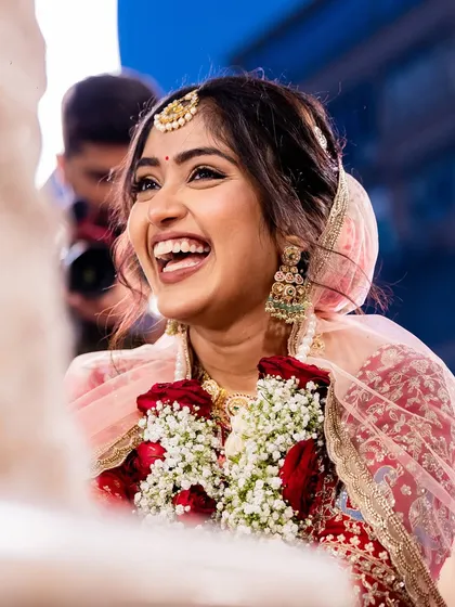 The purest joy. It is an honor to see our jewellery become part of such radiant moments. This is more than a wedding, it's a story of happiness unfolding.