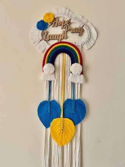 Shikha Agarwal - Custom Macrame & Crochet Home Decor Personalized Name Hangings photo 13