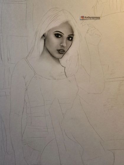 A progress shot with the face detailed.