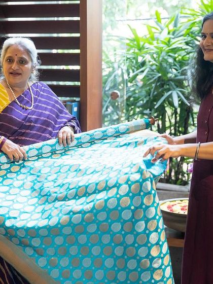 Shikha Agarwal - Personal Saree Draping Classes My Bangalore Studio Sessions photo 17