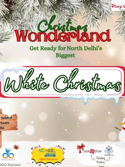 Get ready for North Delhi's biggest White Christmas! Join us at our Christmas Wonderland at Playway School for a day of snowy, festive fun for the whole family.