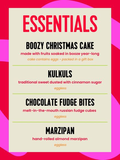 For everyone asking, here is the list of my individual Christmas goodies. You can mix and match to create your own festive treat box.