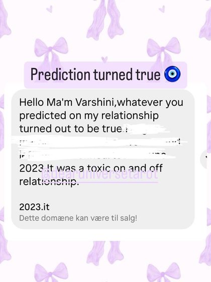 A client confirms that my prediction about their toxic on-and-off relationship in 2023 was true. Sometimes the truth is hard, but acknowledging it is the first step toward healing and moving forward.