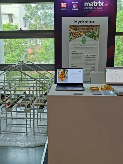 Here is a look at my demonstration setup at a recent summit. It shows the basic framework and how the growing channels are arranged to maximize space.