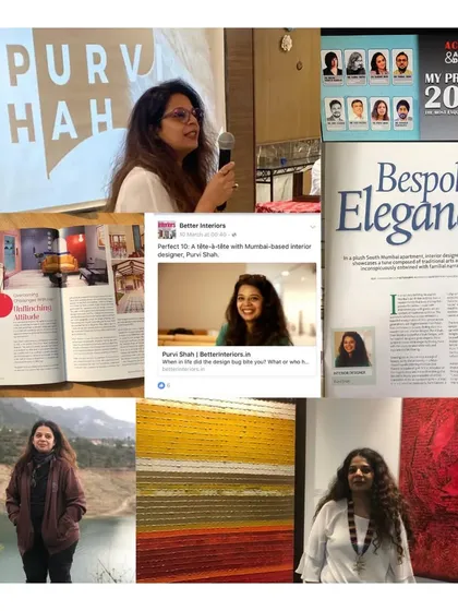 This collage represents my journey, from being featured in magazines like Better Interiors to being recognized as a top woman entrepreneur. It’s a reminder of the passion and dedication that my team and I pour into every project.