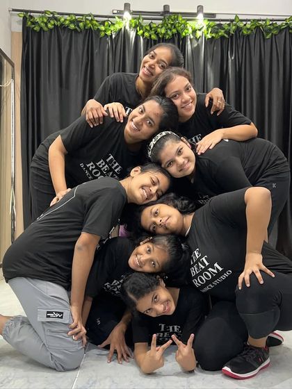 Chaos in the best way possible. A happy, fun-filled moment with our students, showing the playful and supportive family we've built at the studio.