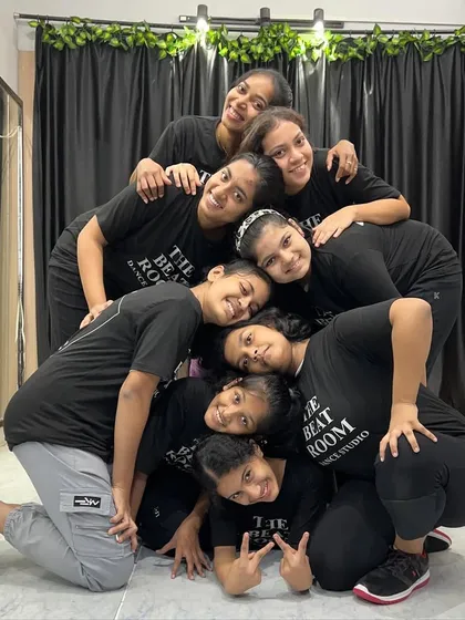 Chaos in the best way possible. A happy, fun-filled moment with our students, showing the playful and supportive family we've built at the studio.