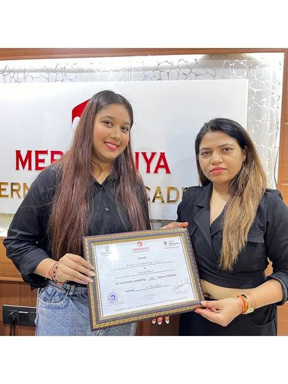 A smile that says it all! This graduate has completed her training and is ready for the next chapter.