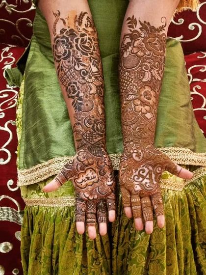 Mehendi Art by Nishat - Mehndi (Henna) Artistry Elaborate Bridal Henna photo 101