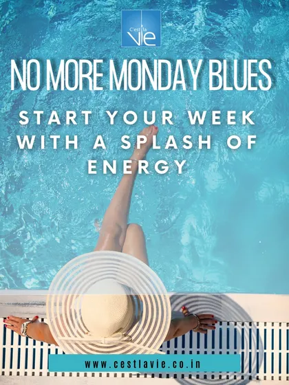 Beat the Monday blues before they even start. Beginning your week with a relaxing moment by our pool is the perfect way to set a positive and energetic tone.