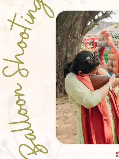 We set up a balloon shooting game to bring a fun carnival vibe to this outdoor Mehendi. It's a great way to get guests of all ages involved and laughing.