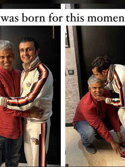 "I was born for this moment." A moment of pure, divine emotion and friendship. Though we meet infrequently, the connection is always like a live wire.