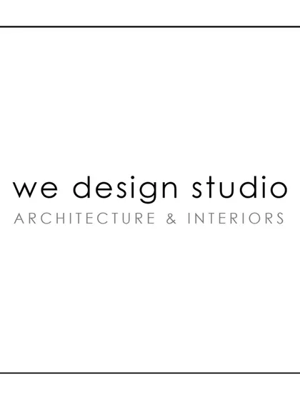 We Design Studio: Architecture & Interiors. Our name reflects our collaborative approach to creating cohesive spaces where the architecture and interiors are designed as one.