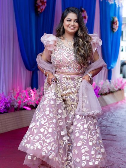 More angles and moments from our glamorous Sangeet, Cocktail, and Engagement looks.