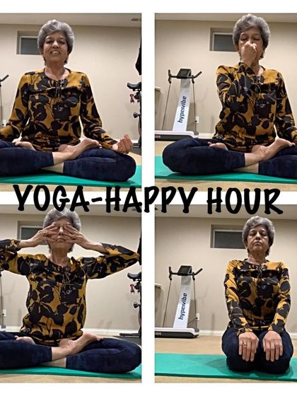 My yoga happy hour. This sequence includes seated meditation, Anulom Vilom, Bhramari, and a grounding pose to bring complete balance to the body and mind.