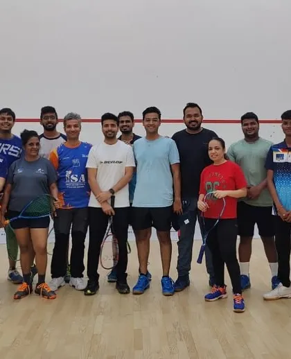 Our students with guest coach and Asian Champion Ravi Dixit after our one-day camp. We are committed to bringing expert guidance to inspire our players.