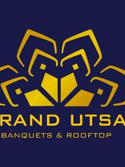The official logo of Grand Utsav Banquets & Rooftop. This represents the premium and grand experience I offer at this Kharghar venue.