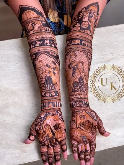 Umesh Kumar - Bridal & Wedding Mehandi Your Story in Henna: Custom & Portrait Designs photo 12